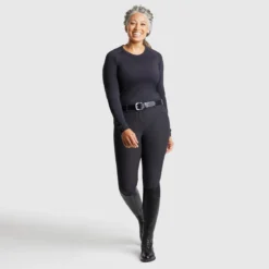 SmartTherapy® ThermoBalance® Ceramic Knee Patch Breech -Ovatio Horse Shop 34396 34400 34023 smarttherapy black 0161 rgb 1