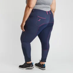 Piper Breast Cancer Awareness Evolution Breech By SmartPak - Full Seat -Ovatio Horse Shop 34406 navypink 11350