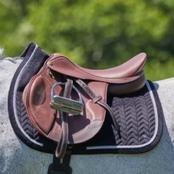 SmartPak Luxe Collection AP Saddle Pad - Velvet & Pearls Collection -Ovatio Horse Shop 34455 black 8487