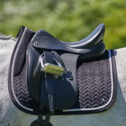 SmartPak Luxe Collection Dressage Saddle Pad - Velvet & Pearls Collection -Ovatio Horse Shop 34457 black 8474