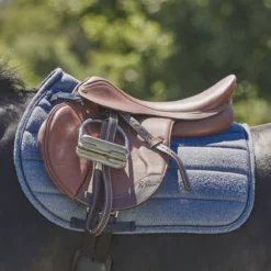 SmartPak Deluxe Wool Blend AP Saddle Pad - Clearance! -Ovatio Horse Shop 34459 navy 8822
