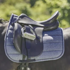 SmartPak Deluxe Wool Blend Dressage Saddle Pad - Clearance! -Ovatio Horse Shop 34460 navy 8868
