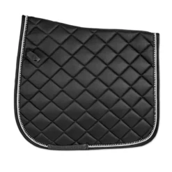SmartPak Deluxe Dressage Competition Saddle Pad II -Ovatio Horse Shop 34461 blacksilver 0w8a9075