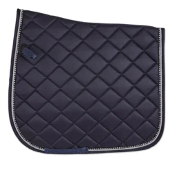 SmartPak Deluxe Dressage Competition Saddle Pad II -Ovatio Horse Shop 34461 navysilver 0w8a9075