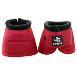 J5 Equine Premium Bell Boots -Ovatio Horse Shop 34535 red 1