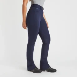 Piper Knit High-Rise Boot Cut Breeches By SmartPak - Knee Patch 21 Piper Knit High-Rise Boot Cut Breeches By SmartPak - Knee Patch -Ovatio Horse Shop 34553 navy 2