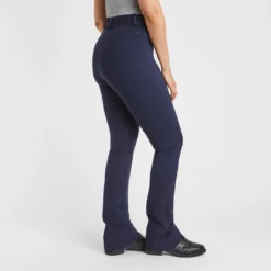 Piper Knit High-Rise Boot Cut Breeches By SmartPak - Knee Patch 22 Piper Knit High-Rise Boot Cut Breeches By SmartPak - Knee Patch -Ovatio Horse Shop 34553 navy 3
