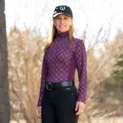 Kerrits Up Tempo Fleece Tech Top -Ovatio Horse Shop 34652 raisinbitsoffrost 3