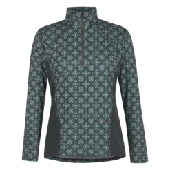 Kerrits Up Tempo Fleece Tech Top -Ovatio Horse Shop 34652 sprucebitsoffrost 1