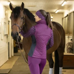 Kerrits Good Gallop Quilted Vest -Ovatio Horse Shop 34664 raisin l2