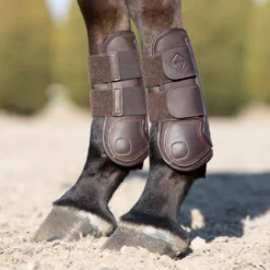 LeMieux Capella Leather Tendon Boots -Ovatio Horse Shop 34749 brown 3