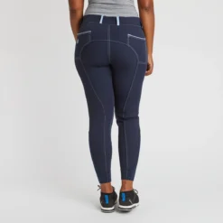 Piper Evolution Breeches By SmartPak - Knee Patch- Limited Edition -Ovatio Horse Shop 34840 navyiceblue 10859