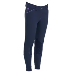 Piper Kids Evolution Breeches By SmartPak - Knee Patch - Clearance! -Ovatio Horse Shop 34956 navydarkiris 26519