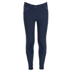 Piper Kids Evolution Breeches By SmartPak - Knee Patch - Clearance! -Ovatio Horse Shop 34956 navydarkiris 26521