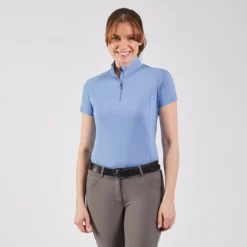 SmartTherapy&reg; ThermoBalance&reg; Ceramic Short Sleeve 1/4 Zip Top