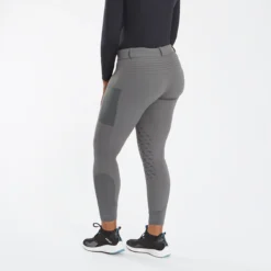 SmartTherapy® ThermoBalance® Ceramic Fusion Breeches - Knee Patch -Ovatio Horse Shop 34986 charcoal 4