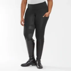 Piper Extended Silicone Grip Tights -Ovatio Horse Shop 34987 black 18372 1