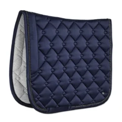 SmartPak Luxe Collection XL Dressage Saddle Pad -Ovatio Horse Shop 35023 navy 15673