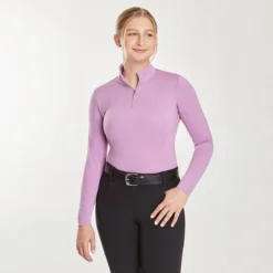 Hadley Sunshield 1/4 Zip Printed Long Sleeve By SmartPak - Clearance!