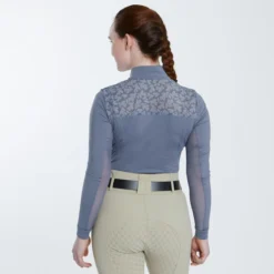 Hadley Sunshield 1/4 Zip Printed Long Sleeve By SmartPak