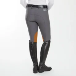 Piper Tan Patch II Low-Rise Side Zip Breeches By SmartPak -Ovatio Horse Shop 35139 charcoal 26186