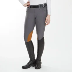 Piper Tan Patch II Low-Rise Side Zip Breeches By SmartPak -Ovatio Horse Shop 35139 charcoal 26203