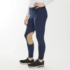 Piper Tan Patch II Low-Rise Side Zip Breeches By SmartPak -Ovatio Horse Shop 35139 navy 26247