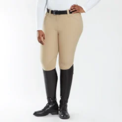 Piper Classic II Show Low-Rise Breeches By SmartPak - Knee Patch -Ovatio Horse Shop 35140 tan 18501