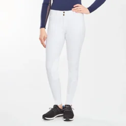 Piper Classic II Show Low-Rise Breeches By SmartPak - Knee Patch -Ovatio Horse Shop 35140 white 25875