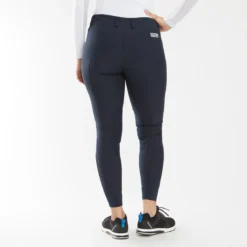 Piper Classic II Low-Rise Side Zip Breeches By SmartPak - Knee Patch -Ovatio Horse Shop 35141 navy 18014