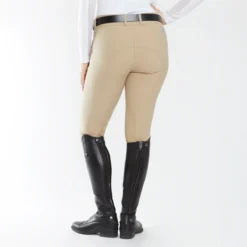 Piper Classic II Low-Rise Side Zip Breeches By SmartPak - Knee Patch -Ovatio Horse Shop 35141 tan 17269