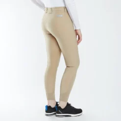 Piper Classic II Low-Rise Side Zip Breeches By SmartPak - Knee Patch -Ovatio Horse Shop 35141 tan 19732