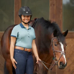 Kerrits Pivot Polo Shirt -Ovatio Horse Shop 35254 lagoon l1