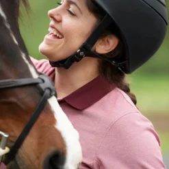 Kerrits Pivot Polo Shirt -Ovatio Horse Shop 35254 sangria l1