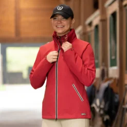 Kerrits Down The Line Waterproof Jacket -Ovatio Horse Shop 35257 ruby l2