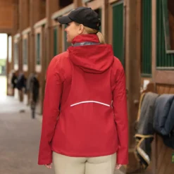 Kerrits Down The Line Waterproof Jacket -Ovatio Horse Shop 35257 ruby l3