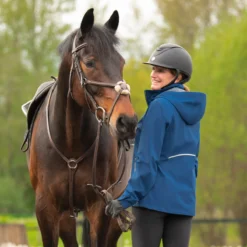 Kerrits Down The Line Waterproof Jacket -Ovatio Horse Shop 35257 trueblue l2