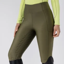 LeMieux Naomi Pull On Full Seat Breeches -Ovatio Horse Shop 35401 forest 1
