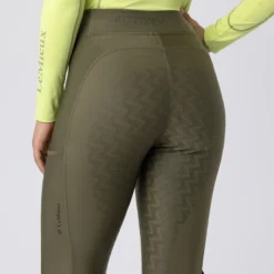 LeMieux Naomi Pull On Full Seat Breeches -Ovatio Horse Shop 35401 forest 2
