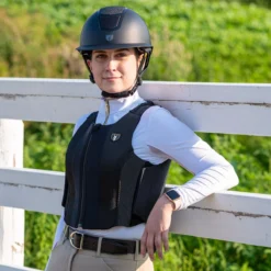 Tipperary Contour Air Mesh Back Protector -Ovatio Horse Shop 35437 black 5