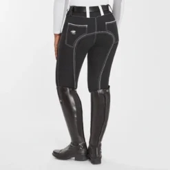 Piper Evolution Curvy Fit Breeches By SmartPak - Full Seat -Ovatio Horse Shop 35578 blackwhite 3954
