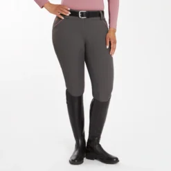 Piper Evolution Curvy Fit Breeches By SmartPak - Full Seat -Ovatio Horse Shop 35578 charcoallightrosewood 2423