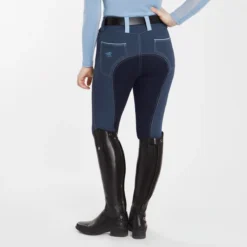 Piper Evolution Curvy Fit Breeches By SmartPak - Full Seat -Ovatio Horse Shop 35578 darkrightbluelight 2567