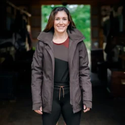 Redingote Insulated Riding Jacket 8 Redingote Insulated Riding Jacket -Ovatio Horse Shop 35674 iron 1