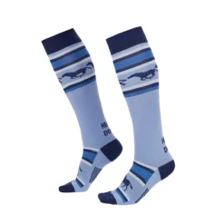 Kerrits Kids Heels Down Wool Socks -Ovatio Horse Shop 35833 trueblue ink 2