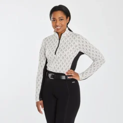 Kerrits Keystone Ice Fil&reg; Long Sleeve Shirt -Ovatio Horse Shop 35842 vanillabitscrops 4544