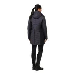 Kerrits Horsey Houndstooth Insulated Parka -Ovatio Horse Shop 35849 peppercornhoundstooth 6