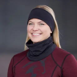 Kerrits Rail Side Fleece Headband -Ovatio Horse Shop 35852 black 2