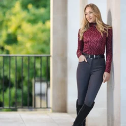 LeMieux Freya Pro Full Seat Breech -Ovatio Horse Shop 35868 grey 3