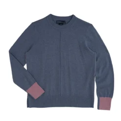 Essex Classics Luca Crewneck Sweater -Ovatio Horse Shop 36092 denimblue 1